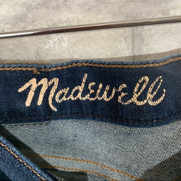 MADEWELL the SKINNY SKINNY JEANS. DARK WASH. SIZE WOMEN'S 29x32 **flawed** - Picture 6 of 9